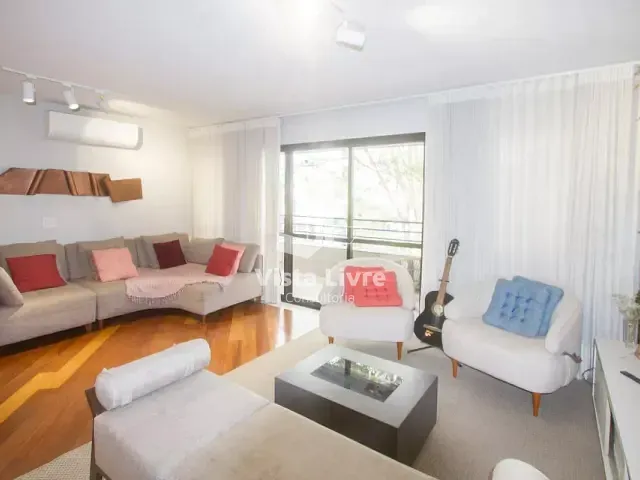 Apartamento com 150m² 3 quartos e 3 banheiros, à venda, no bairro Brooklin Novo em São Paulo