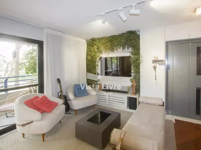 Apartamento com 150m² 3 quartos e 3 banheiros, à venda, no bairro Brooklin Novo em São Paulo