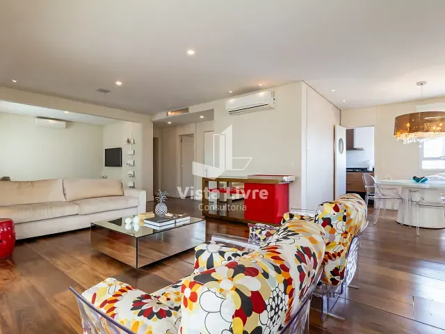 Apartamento com 180m² 3 quartos e 4 banheiros, à venda, no bairro Vila Nova Conceição em São Paulo
