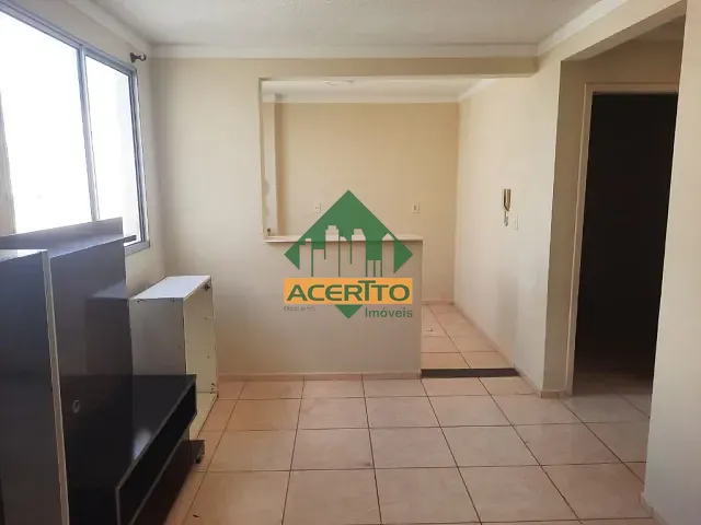 Apartamento com 44m² 2 quartos e 1 banheiro, à venda, no bairro Umuarama em Araçatuba