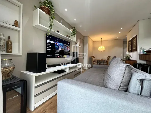 Apartamento com 75m² 2 quartos e 3 banheiros, à venda, no bairro Centro em Osasco