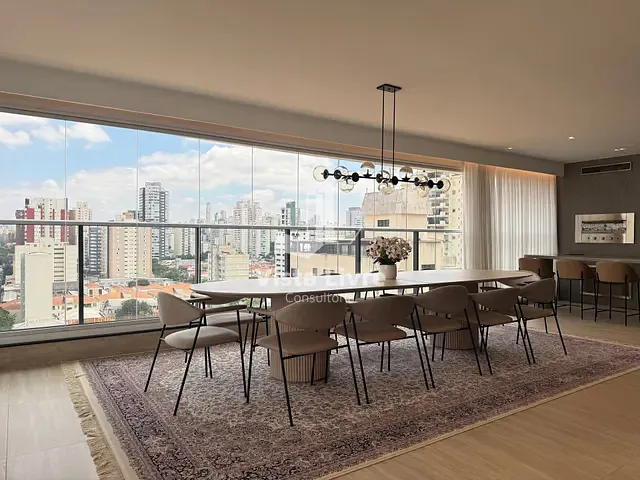 Apartamento com 230m² 3 quartos e 4 banheiros, à venda, no bairro Pinheiros em São Paulo