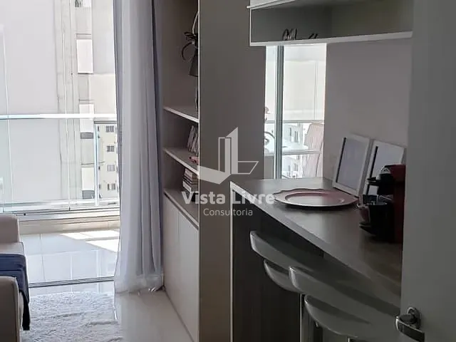 Apartamento com 35m² 1 quarto e 1 banheiro, à venda, no bairro Brooklin Paulista em São Paulo