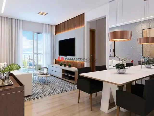 Apartamento 2 quartos e 1 banheiro, à venda, no bairro Campestre em Santo André