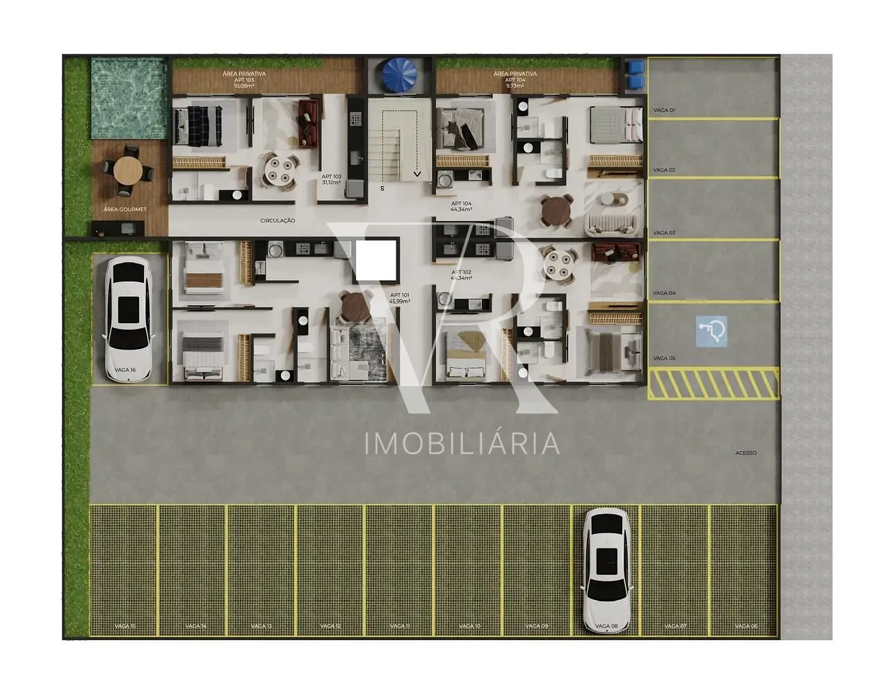 Apartamento, 2 quartos, 44 m² - Foto 8