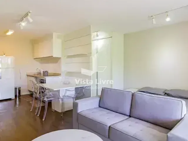 Apartamento com 53m² 1 quarto e 2 banheiros, à venda, no bairro Brooklin Paulista em São Paulo