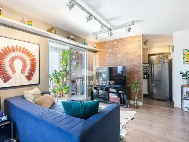 Apartamento com 60m² 1 quarto e 2 banheiros, à venda, no bairro Vila Anastácio em São Paulo