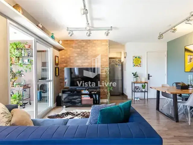 Apartamento com 60m² 1 quarto e 2 banheiros, à venda, no bairro Vila Anastácio em São Paulo