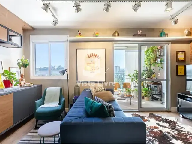 Apartamento com 60m² 1 quarto e 2 banheiros, à venda, no bairro Vila Anastácio em São Paulo