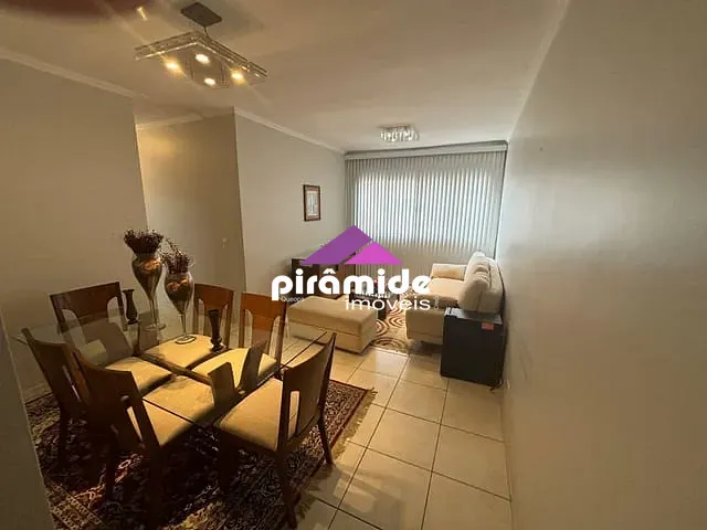 Apartamento com 80m² 3 quartos e 2 banheiros, para alugar, no bairro Vila Ema em São José dos Campos