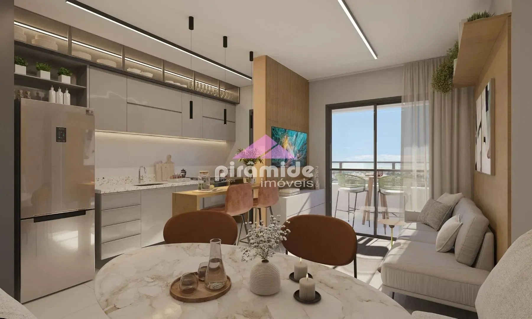 Apartamento, 2 quartos, 54 m² - Foto 2