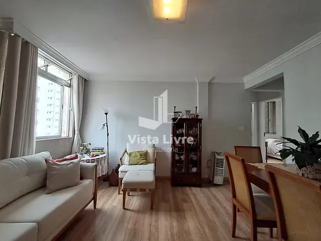 Apartamento com 85m² 2 quartos e 1 banheiro, à venda, no bairro Consolação em São Paulo