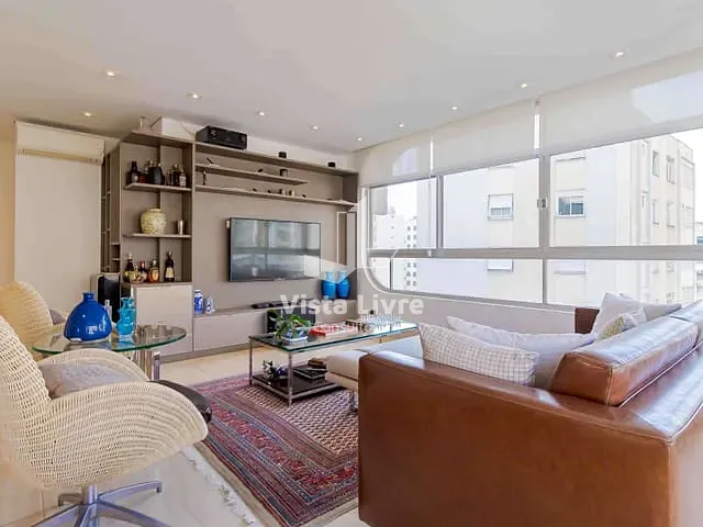 Apartamento com 150m² 2 quartos e 4 banheiros, à venda, no bairro Itaim Bibi em São Paulo