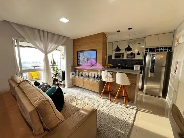 Apartamento com 65m² 2 quartos e 2 banheiros, à venda, no bairro Palmeiras de São José em São José dos Campos