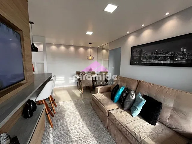 Apartamento com 65m² 2 quartos e 2 banheiros, à venda, no bairro Palmeiras de São José em São José dos Campos