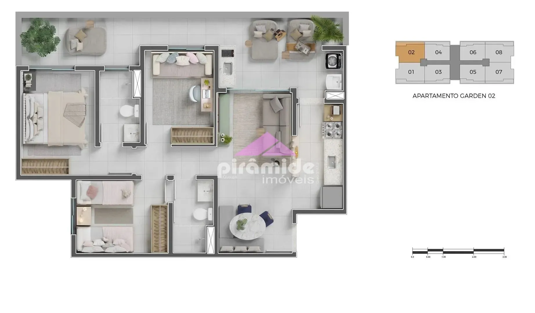 Apartamento, 3 quartos, 80 m² - Foto 4