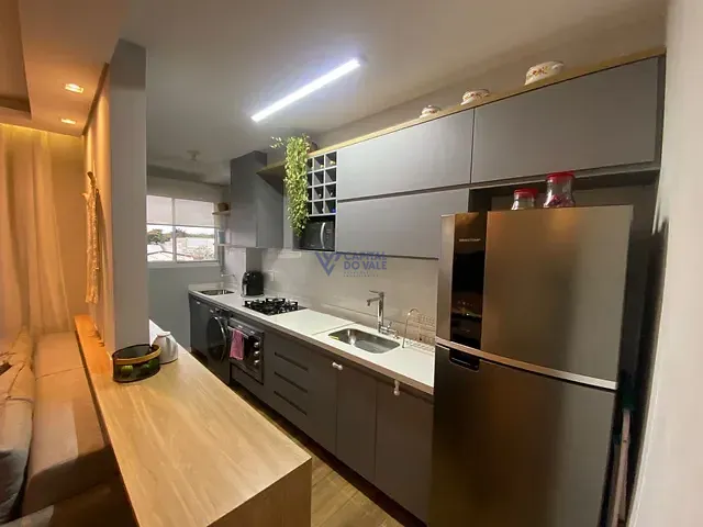 Apartamento 2 quartos e 1 banheiro, à venda, no bairro Jardim Santa Maria em Jacareí