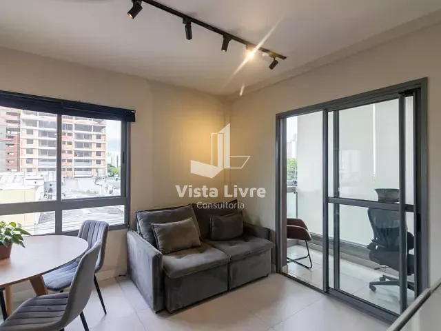 Apartamento com 39m² 1 quarto e 1 banheiro, à venda, no bairro Indianópolis em São Paulo