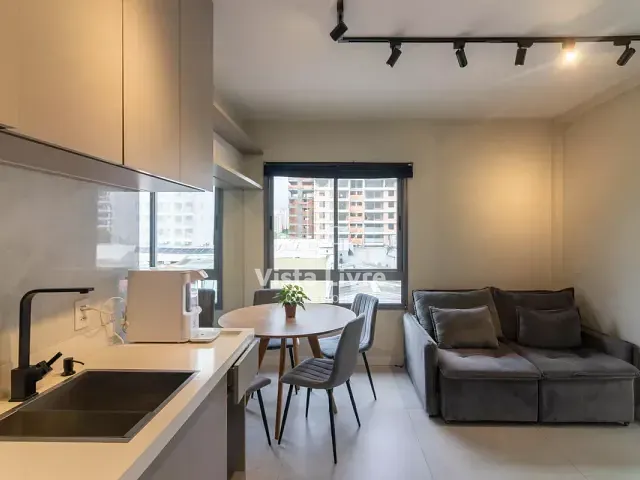 Apartamento com 39m² 1 quarto e 1 banheiro, à venda, no bairro Indianópolis em São Paulo