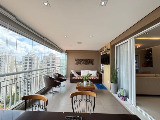 Foto do Apartamento - 🌟 Viva o Luxo no Lumina Parque Clube 🌟 146m² de Sofisticação com Sacada gourmet, 3 Suítes e 3 Vagas 🏡 | Organização Imobiliária Açores