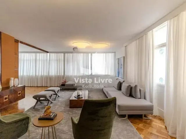 Apartamento com 262m² 4 quartos e 3 banheiros, à venda, no bairro Higienópolis em São Paulo