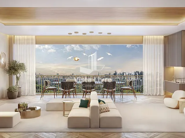 Apartamento com 178m² 3 quartos e 4 banheiros, à venda, no bairro Cidade Monções em São Paulo