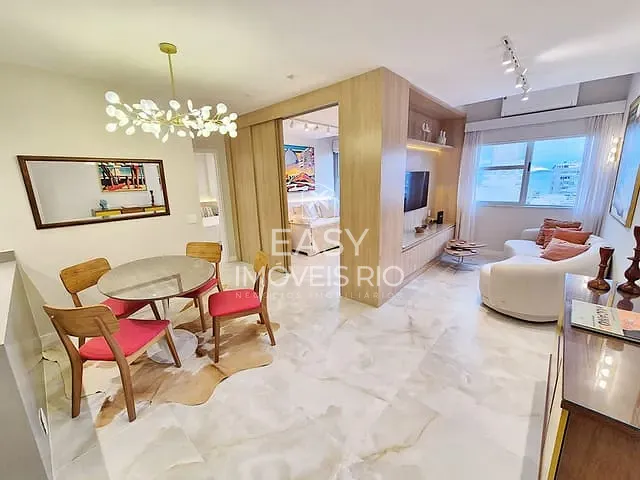 Apartamento com 71m² 2 quartos e 3 banheiros, para alugar, no bairro Leblon em Rio de Janeiro