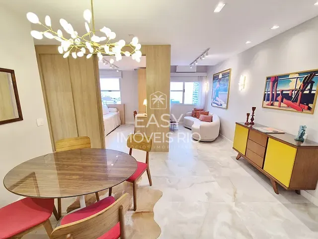 Apartamento com 71m² 2 quartos e 3 banheiros, para alugar, no bairro Leblon em Rio de Janeiro