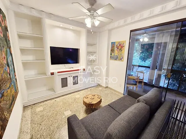 Apartamento com 119m² 2 quartos e 3 banheiros, para alugar, no bairro Leblon em Rio de Janeiro