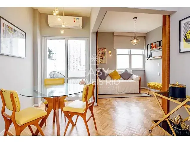 Apartamento com 67m² 2 quartos e 2 banheiros, para alugar, no bairro Leblon em Rio de Janeiro