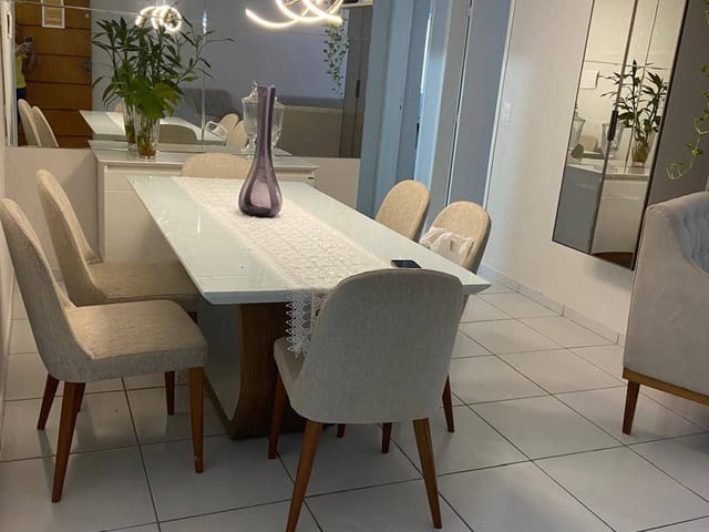 Apartamento 3 quartos e 2 banheiros, à venda, no bairro Jardim Cidade Universitária em João Pessoa