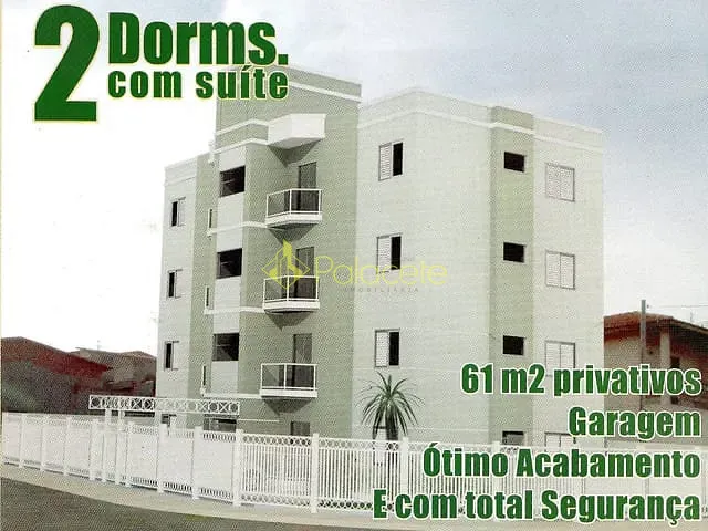 Apartamento com 64m², à venda, no bairro Residencial Estoril em Taubaté