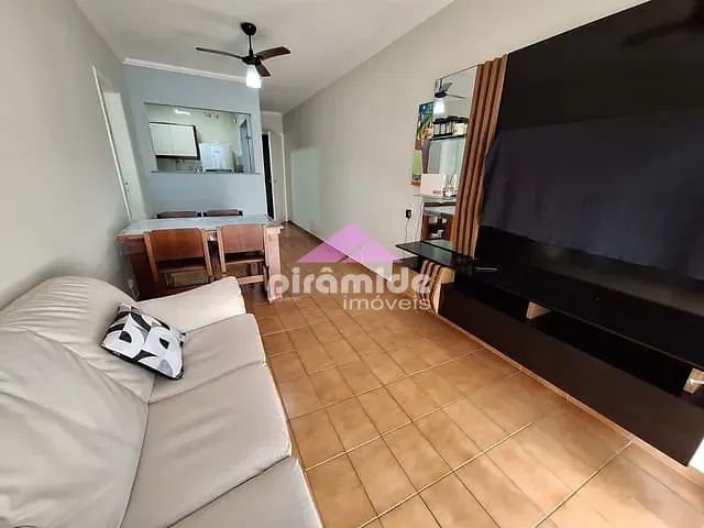 Apartamento com 66m² 2 quartos e 1 banheiro, para alugar, no bairro Massaguaçu em Caraguatatuba