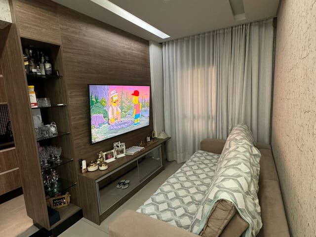 Apartamento com 65m² 2 quartos e 3 banheiros, à venda, no bairro Olímpico em São Caetano do Sul