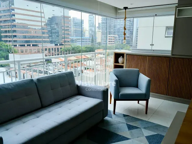 Apartamento com 54m² 1 quarto e 2 banheiros, à venda, no bairro Vila Nova Conceição em São Paulo