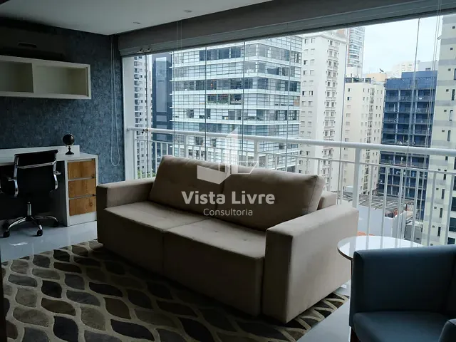 Apartamento com 57m² 1 quarto e 2 banheiros, à venda, no bairro Vila Nova Conceição em São Paulo
