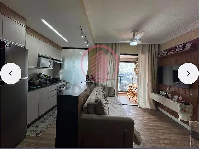 Apartamento com 64m² 2 quartos e 3 banheiros, à venda, no bairro Centro em Osasco
