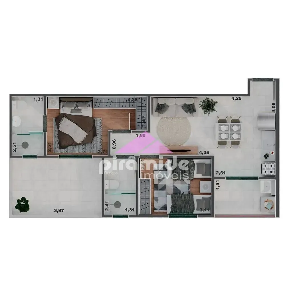 Apartamento, 2 quartos, 60 m² - Foto 8