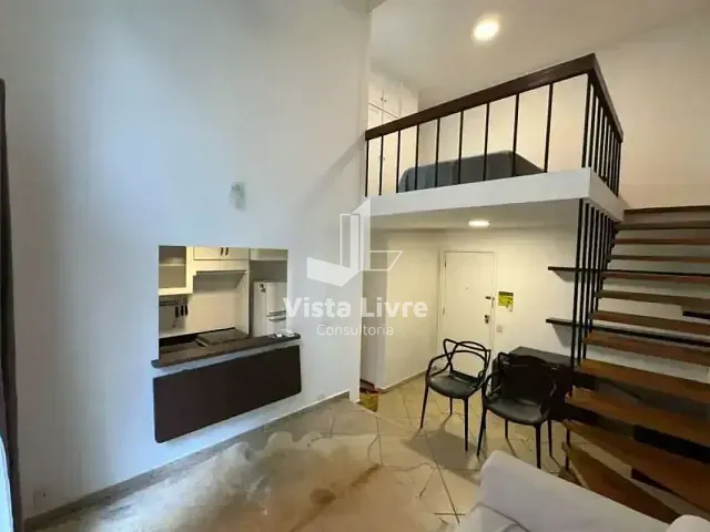 Apartamento com 57m² 1 quarto e 2 banheiros, à venda, no bairro Itaim Bibi em São Paulo
