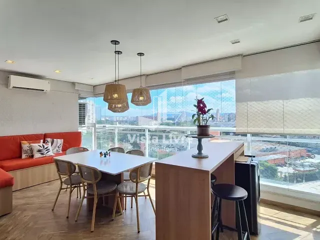 Apartamento com 117m² 3 quartos e 5 banheiros, à venda, no bairro Barra Funda em São Paulo