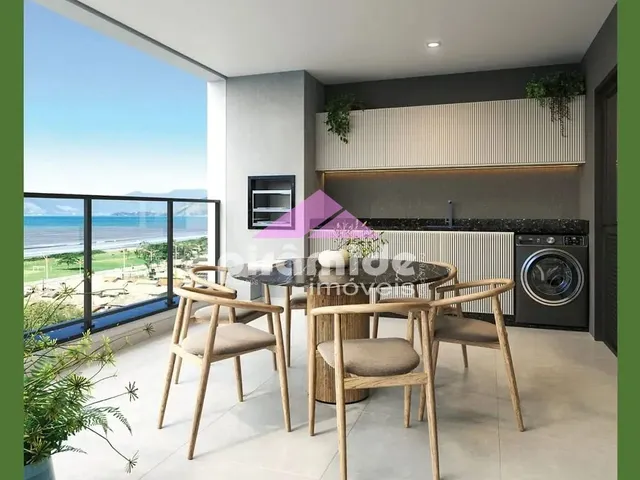 Apartamento com 85m² 2 quartos e 3 banheiros, à venda, no bairro Aruan em Caraguatatuba