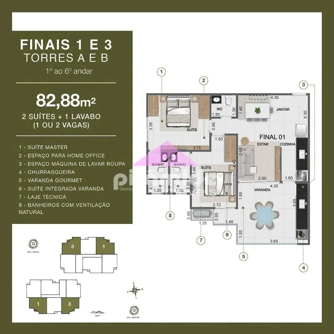 Apartamento, 2 quartos, 84 m² - Foto 5