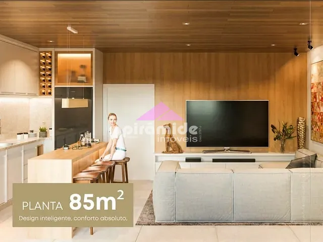 Apartamento com 85m² 3 quartos e 3 banheiros, à venda, no bairro Jardim São Dimas em São José dos Campos