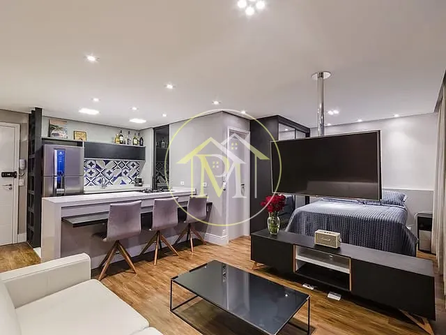 Apartamento com 50m² 1 quarto e 1 banheiro, à venda ou para alugar, no bairro Parque Campolim em Sorocaba