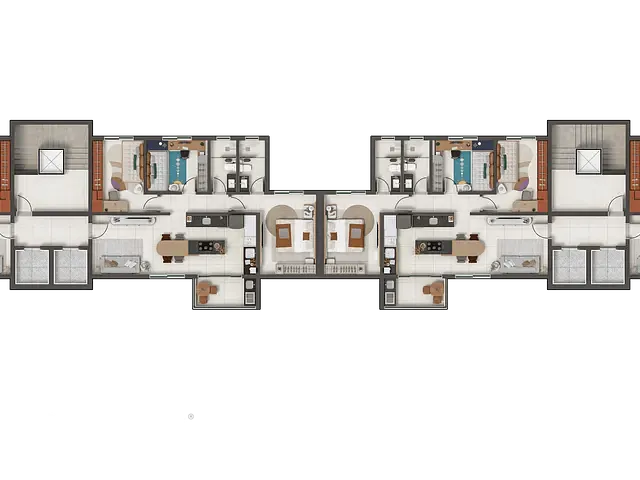 Apartamento com 82m² 3 quartos e 2 banheiros, à venda, no bairro Cidade Nobre em Ipatinga