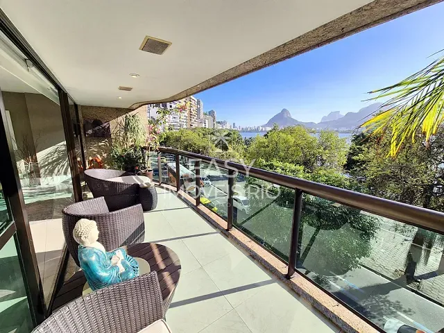 Apartamento 3 quartos e 5 banheiros, à venda, no bairro Lagoa em Rio de Janeiro