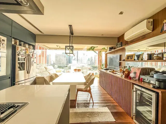 Apartamento com 92m² 1 quarto e 2 banheiros, à venda, no bairro Vila Nova Conceição em São Paulo