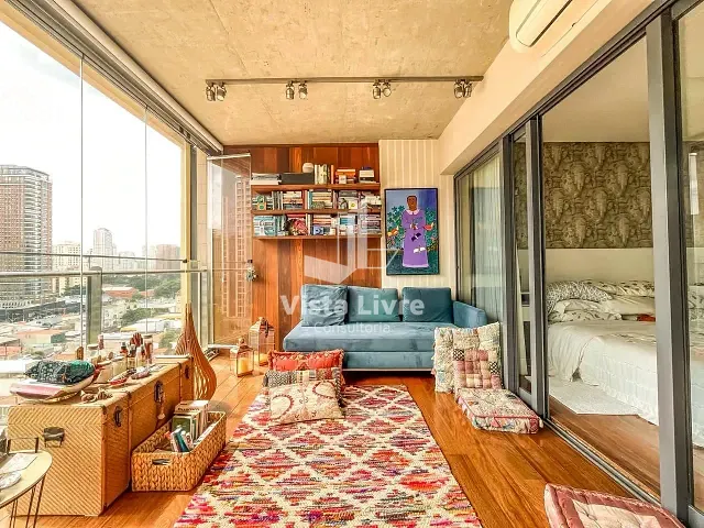 Apartamento com 92m² 1 quarto e 2 banheiros, à venda, no bairro Vila Nova Conceição em São Paulo
