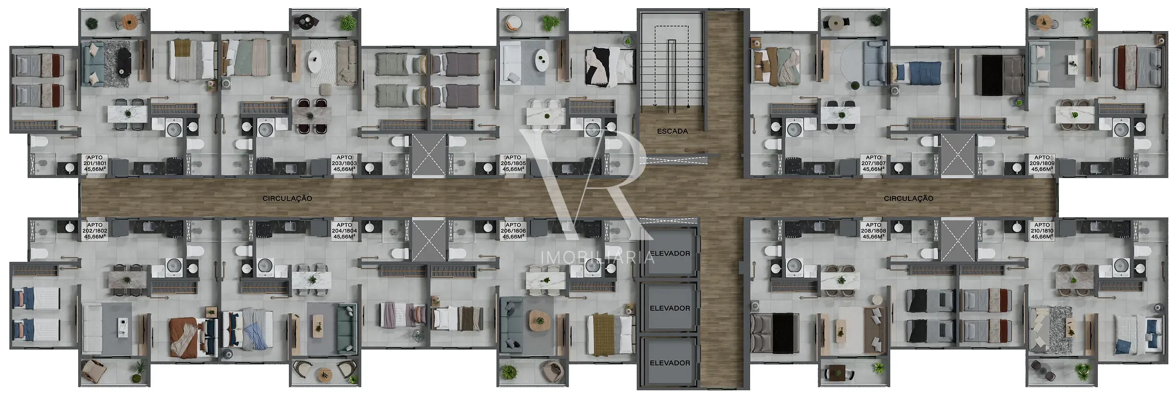 Apartamento, 2 quartos, 45 m² - Foto 23
