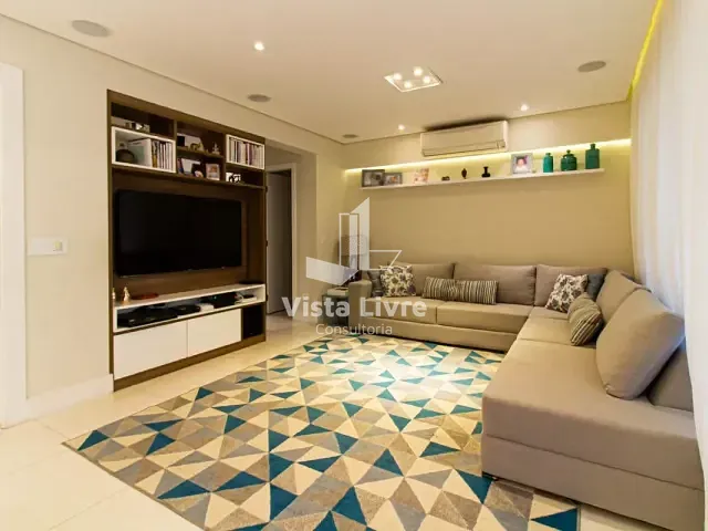 Apartamento com 134m² 4 quartos e 3 banheiros, à venda, no bairro Vila Romana em São Paulo